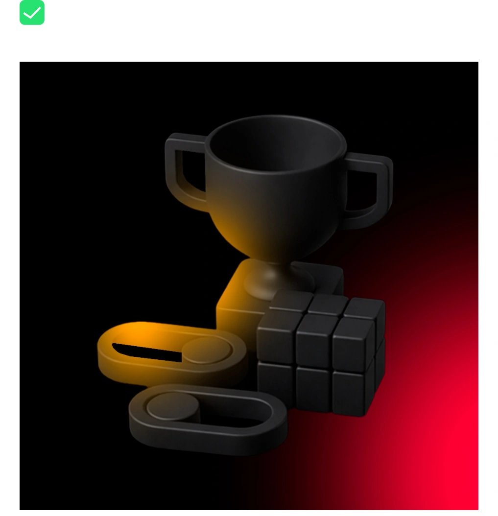 Visible icon with original check mark